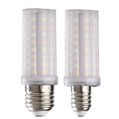 China Desk Two Color Dimming 3000k/4100K/6000K E14 Chandelier Headlight LED Bulbs E27 5w 6w 7w 10watt Crystal Corn Bulb Table Lamp for sale