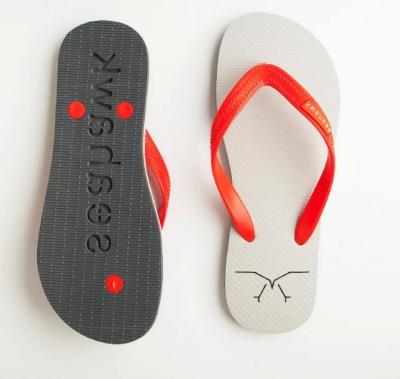 China customed eva die cut and embossed slipper  Womens Flip flop thongs slipers manufacturers for sale