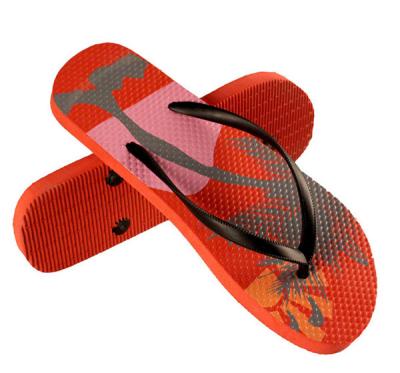 China V strap full color printed  Women Flip flops  thongs slipers manufacturers for sale