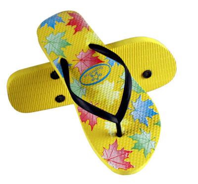 China V strap full color printed  Women Flip flops  thongs slipers manufacturers for sale