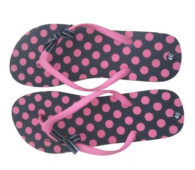 China V strap full color printed  Women Flip flops  thongs slipers manufacturers for sale