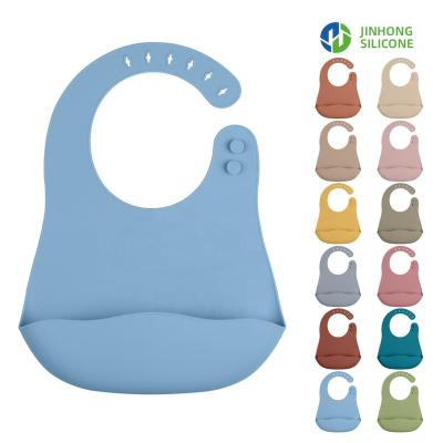 China BPA Free Silicone Baby Bib Set Printed 2022 New Plain Customizable 100% Onganic Printing 100% Boy Girl Silicone Newborn Organic Instant Baby Bibs for sale