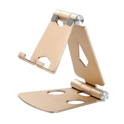 China Amazon Success 2023 Adjustable 360 ​​Rotation Metal Phone Stand Portable Foldable Brackets Holder for sale