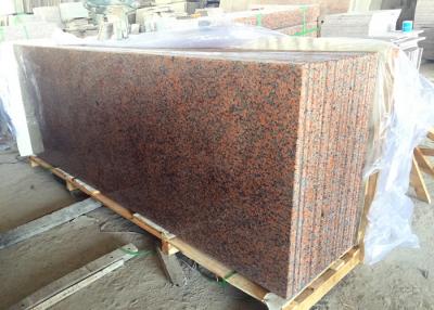 China Maple Red Kitchen Island Granite Top 1.8 Cm Thick 4 Edges Polished for sale