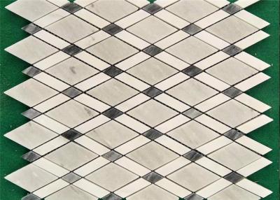 China Venice White Mosaic Kitchen Floor Tiles , Mosaic Style Floor Tiles 10 Mm Thick for sale