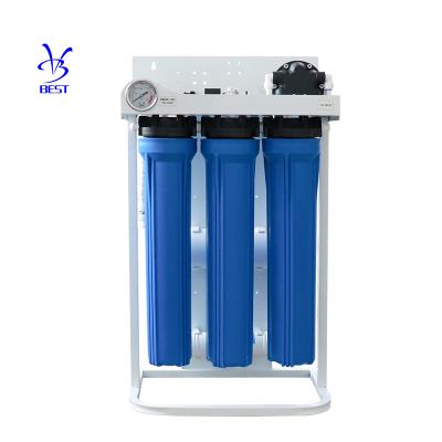 China Hotel BEST Commercial RO 400GPD Water Purifier With Famous Brand High Pressure Pump for sale