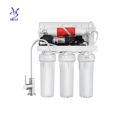 China BEST Cheap Hotel Commercial Under Sink Nature Water Filter Reverse Osmosis System With 5 Stage for sale