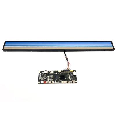 China 23.1 inch stretched bar lcd modules S231AJ1-LE1 with 1920*158, 500 Cd, lcd advertising screen, supermarket shelf screen 23.1 inch for sale