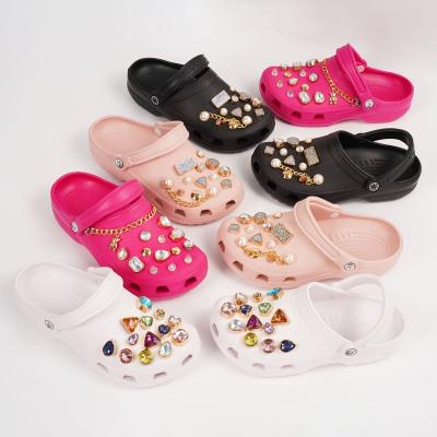 China Clog Luxury Designer Shoe Charms Charm Accessories CC Croc Charms Designer Croc Pieces Charms for sale