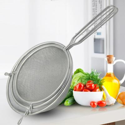 China Sustainable Kitchen Gadgets Fine Mesh Stainless Steel Strainers , Tea&Coffee Strainer for sale