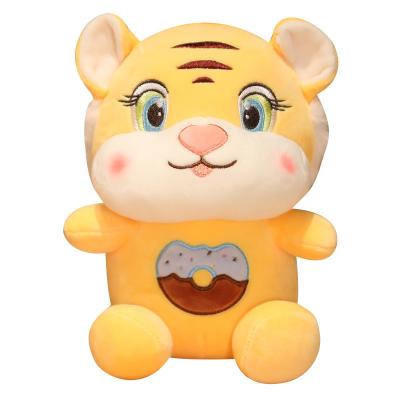 China Custom Kids Gift New Design Promotion Gift Printed LOGO Plush Tiger With Cute Kids Toy Stuffed Tiger Plush Soft Toy for sale