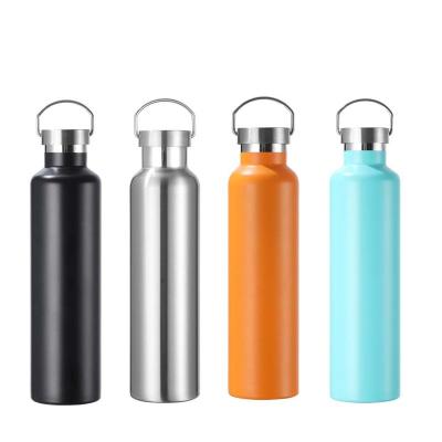 China Sustainable wholesale hot selling sport customized rubber paint matte soft touch insulated drinking water bottles for sale