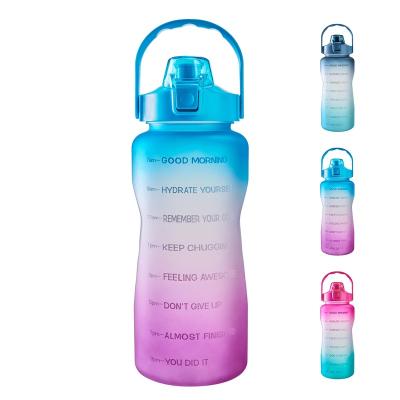 China Sustainable Achieve All-Day Hydration SpillProof, BPA FREE 32 oz Motivational Water Bottles with Time Marker Sports Water Bottle with Spout for sale