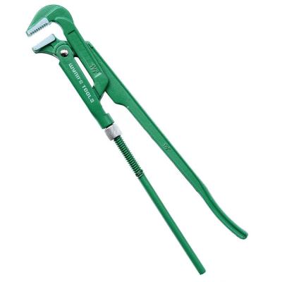 China Heavy duty adjustable alloy steel pipe wrench for sale