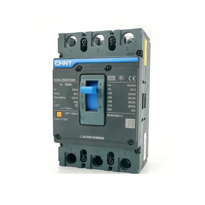 China Other Chint nxm 3 Pole 200a Cast Case Circuit Breaker Air Switch 4 Pole Mccb for sale