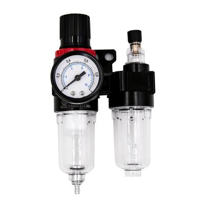 China AFC2000 Machinery Repair Shops Filter For Compressor Oil Water Separator Regulator Trap Filter Airbrush Air Pressure Regulator Reducing Valve for sale