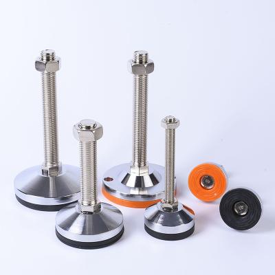 China m16m20 carbon steel foot m16m20 shock absorbing foot cup anchor foot machine tool heavy wear-resistant screw adjustable fixed support foot for sale