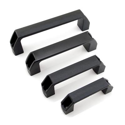 China Other 120mm Plastic Industrial Pull Handle Black Door Handle For Aluminum Profile for sale