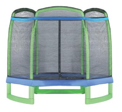 China With net protector 7' kids outdoor trampoline with plastic leg for sale for sale