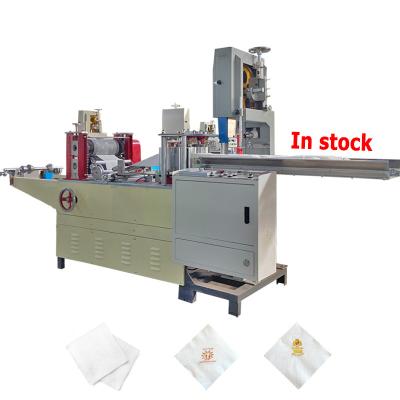 China New household commercial tissue paper production machine automatic napkin paper napkin cutting machine counting function for sale