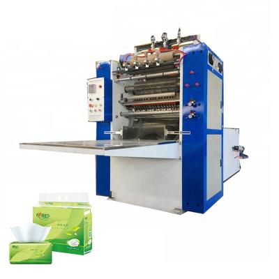 China Line 3 Automatic Soft Facial Product Facial Tissue Paper Tissue Making Machine / V-fold Facial Tissue Folding Machine for sale