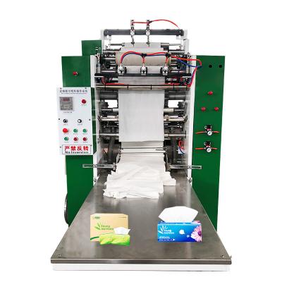 China Cheap automatic drawing type facial tissue paper box produce facial tissue machine/facial tissue making machine for sale