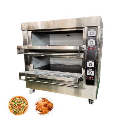 China Automatic Cheap Professional Baking Baking Oven Energy Saving Electric Equipment Pizza Oven Machine Small Bread for sale