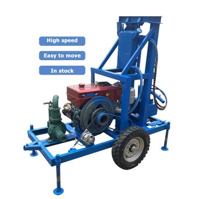 China Home High Efficiency Borehole Home Telescopic Portable Farm Small Drilling Rig Hydraulic Rock Water Drilling Rig Rock Water Drilling Rig Small 150m for sale