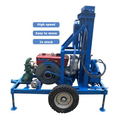 China Low price high efficiency drilling rig rotary portable water well drilling rig price water well drilling machine drilling rigs for sale