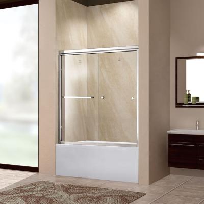 China Double Shower Door Shower Enclosure Modern Aluminum Sliding Shower Room for sale