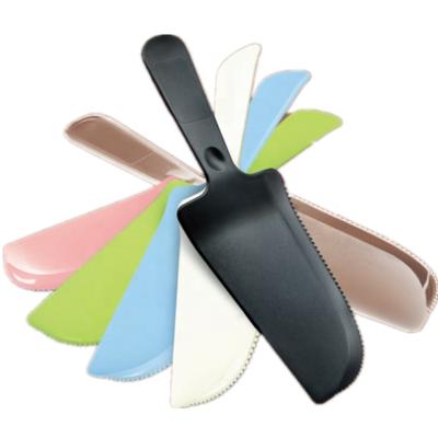 China Disposable Hot Selling Eco-friendly PVC Custom Plastic Cake Knife And Cake Server for sale