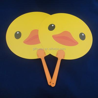 China New Products Custom Promotion Europe Round Fan PP With Long Handle For Wholesale for sale