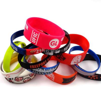 China Promotion Gifts Custom Logo Silicone Wristband Colorful Wristband For Kids for sale