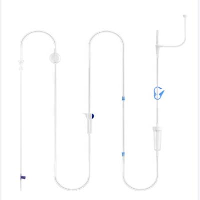 중국 Chinese Manufacturer Hawkmed Disposable Precision Filter Infusion of Medical Grade Polyvinyl Chloride (PVC) Set for Pump with Needle 판매용