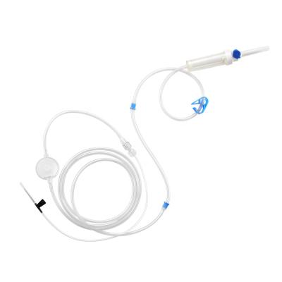 China Medical Grade Polyvinyl Chloride (PVC) Hawkmed High Quality and Disposable Low Price No DEHP Disposable Pump Infusion Set Medical IV Infusion Set Te koop