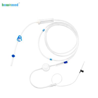 Chine Hawkmed I.v Precision Medical Disposable Medical Grade Polyvinyl Chloride (PVC) Infusion Set With Vented Spike Infusion Set With Needle à vendre