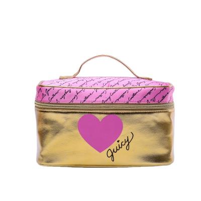 China Wholesale Fashion PU Fabric Waterproof Nylon Toiletry Bag Customized Cute Makeup Bag Cosmetic Manufacturer for sale