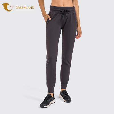 China Wholesale Breathable Women Cotton Gym Training Fitness With Logo Connection Pants Gym Women Joggers Sweatpants for sale