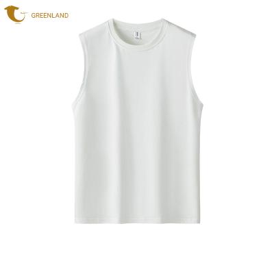 China QUICK DRY OEM Cotton Stringer Gym Fitness Singlet Workout Muscle Bodybuilding Custom Men's Y Back Tank Top Low Price Printing Tank Tops for sale