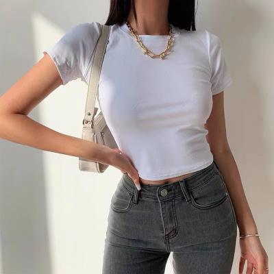 China Summer QUICK DRY Custom Slim T-shirt Soft Breathable Short Sleeves Women Shirts for sale