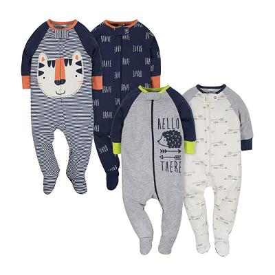 China 2020 Good Quality Short Hot Baby Boy's Jumpsuit Style Sleeeves 4-Pack Overalls for sale