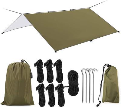 China Camouflage/Field Game Lightweight Camping Shelter Rain Fly Tent Tarp Hammock Backpacking Fly Tent for sale