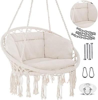 China Simple style indoor and outdoor tassel hammock swing chair suitable for bedroom for sale