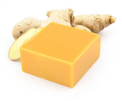 China 2021 Hot Sale Private Label Anti Acne Whitening Soap 100% Organic Ginger Scrub Turmeric Soap for sale