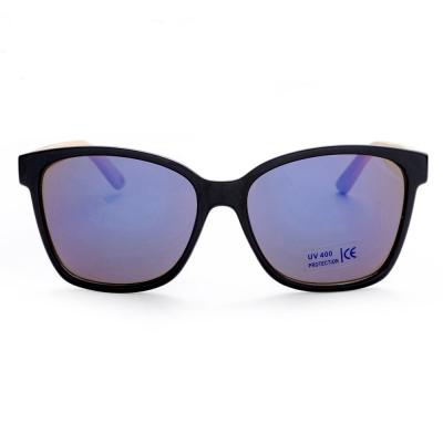 China Discount cat 3 wooden sunglasses PC wooden sunglasses UV400 big with PC frame wholesale in china for sale