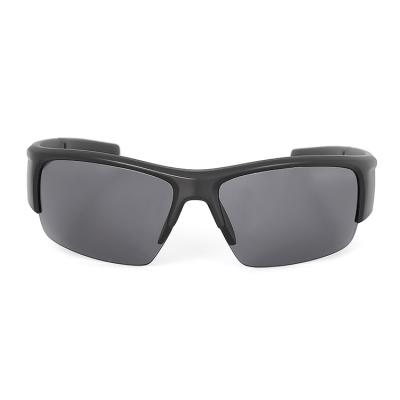 China Custom Fashion Sunglasses Sports Sunglasses Half Frame Black Color for sale