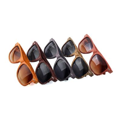 China Trendy fashion sunglasses effect printing wooden grain promotional sunglass promotional sunglasses for sale