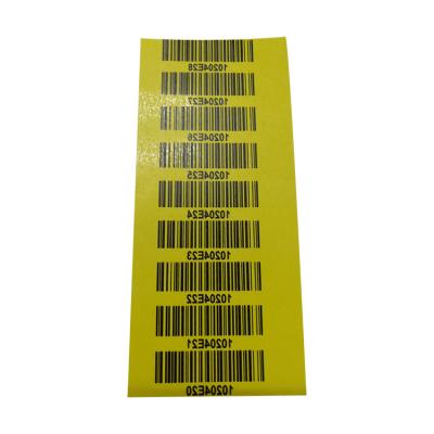 China Hot Selling Eco-friendly Yellow Adhesive High Quality Ceramic Label Roll Self Adhesive Ceramic Label for sale