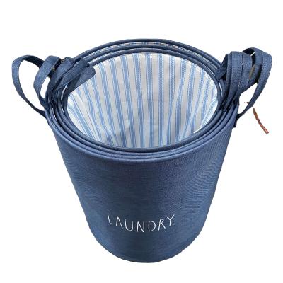 China New Arrivals Folding Handmade Laundry Baskets With Handles Modern Furniture From China Supplier for sale