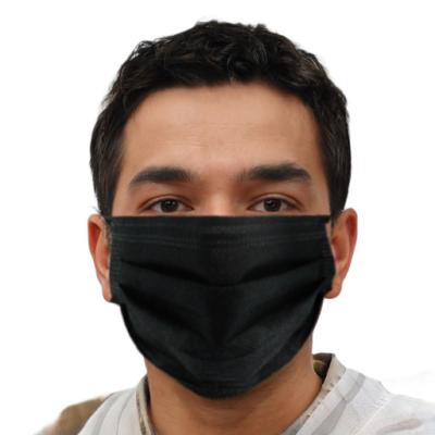 China With earloop factory wholesale new designs custom black breathable reusable black face mask disposable bike face mask with cotton mask for sale